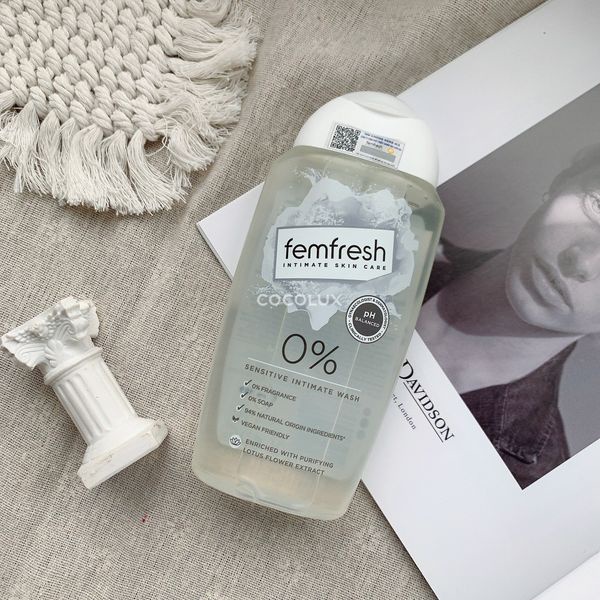 Dung Dịch Vệ Sinh Femfresh 0% Sensitive Intimate Wash 250ml