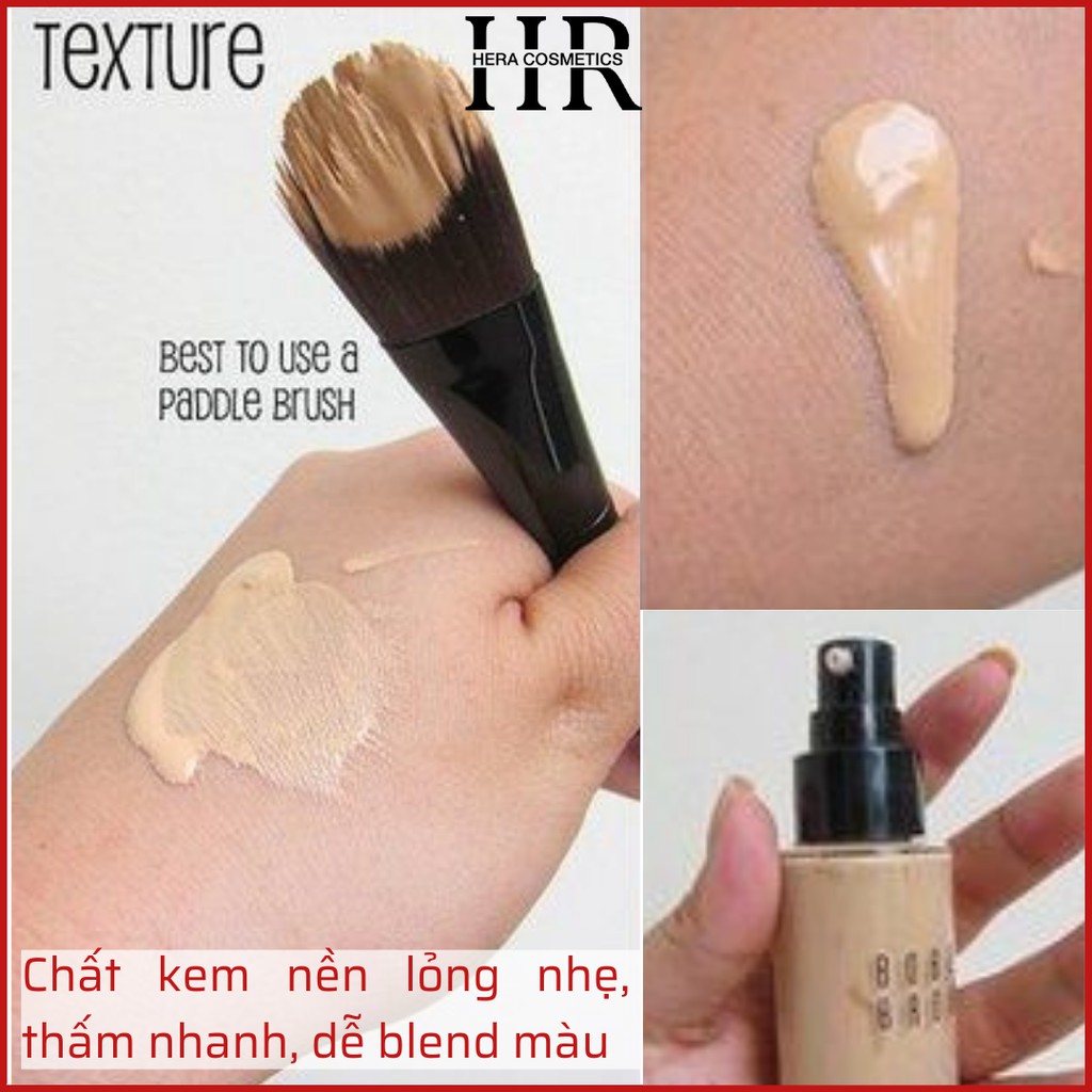 Tem chính Hãng- Kem Nền Lâu Trôi Bobbi Brown Skin Longwear Weightless Foundation SPF15-30ml- N032 Sand- N042 Beige