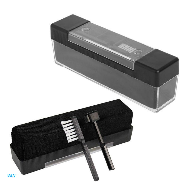 1 Bộ Bàn Chải Vệ Sinh Đĩa Than Bằng Nhung Sợi Carbon Chống Tĩnh Điện Cho Lp Vinyl