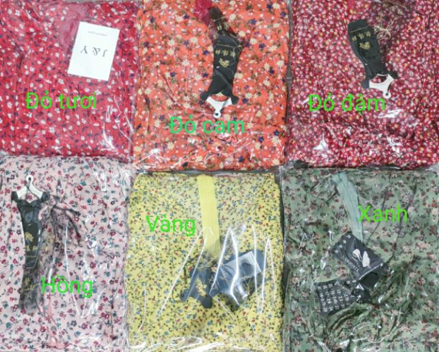 Váy hoa cổ V đan dây | BigBuy360 - bigbuy360.vn