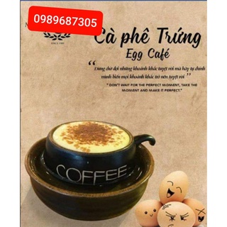 Bộ bát cốc cafe trứng