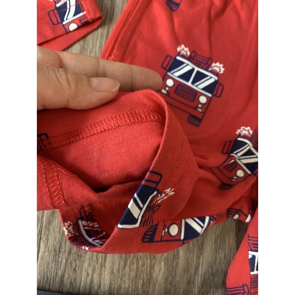 Quần đùi xuất dư hình xe cứu hoả cho bé trai