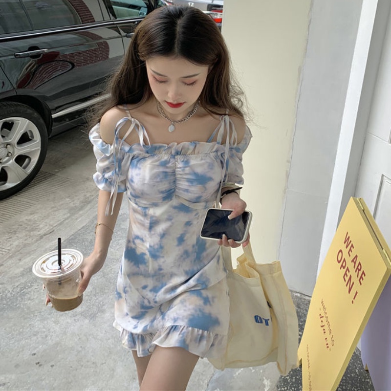 Đầm Dáng Rộng Phong Cách Cổ Điển Hàn Quốc Đáng Yêu Cho Nữ