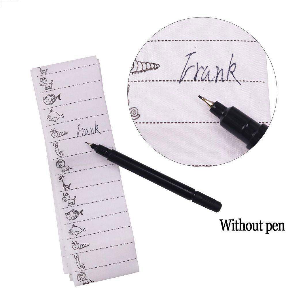 Set 100 Nhãn Dán Ghi Tên Trẻ Em Bằng Sắt DIY