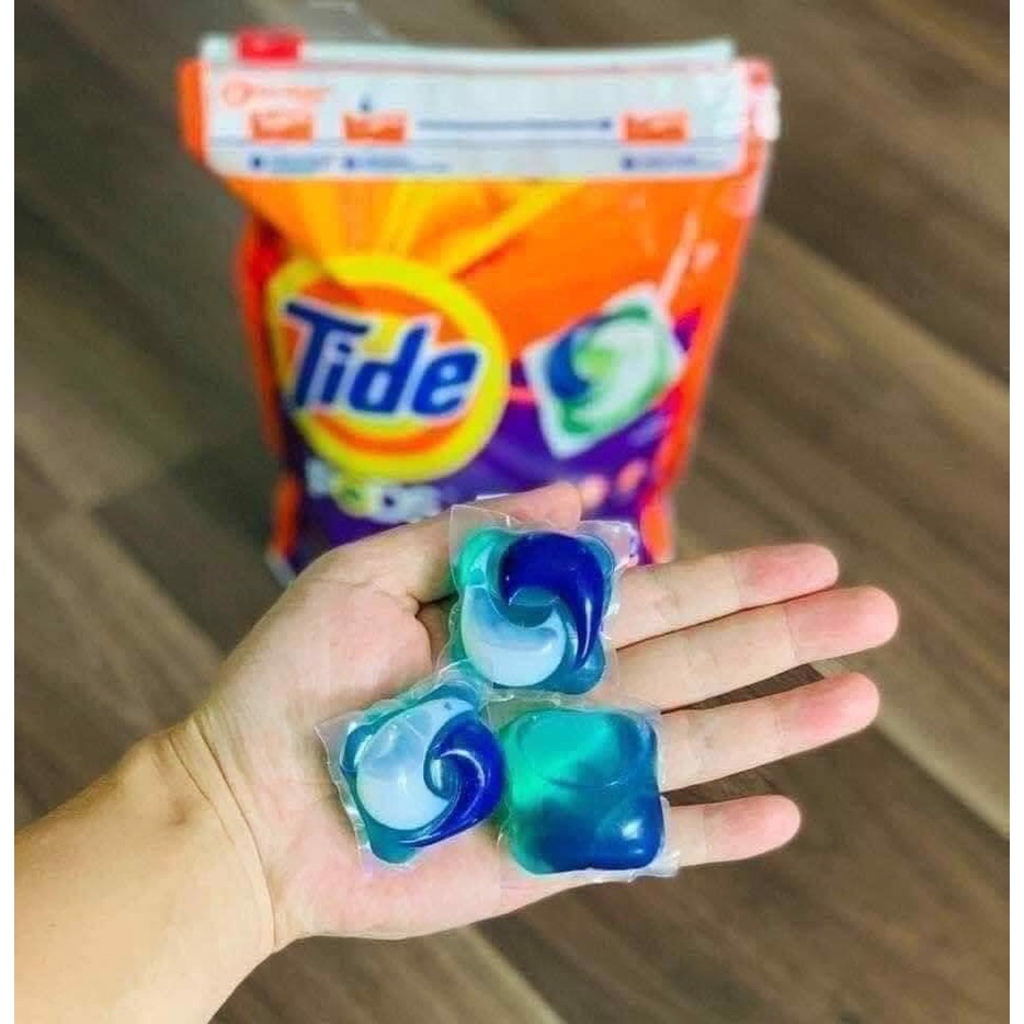 Viên giặt tide pods 3in1 của Mỹ- bịch 42 viên