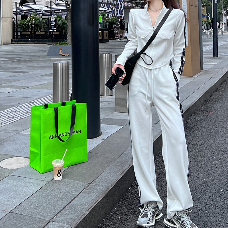 IELGY    Bộ Đồ Thể Thao Mỏng Dáng Rộng Thời Trang Hàn Quốc Cho Nữ