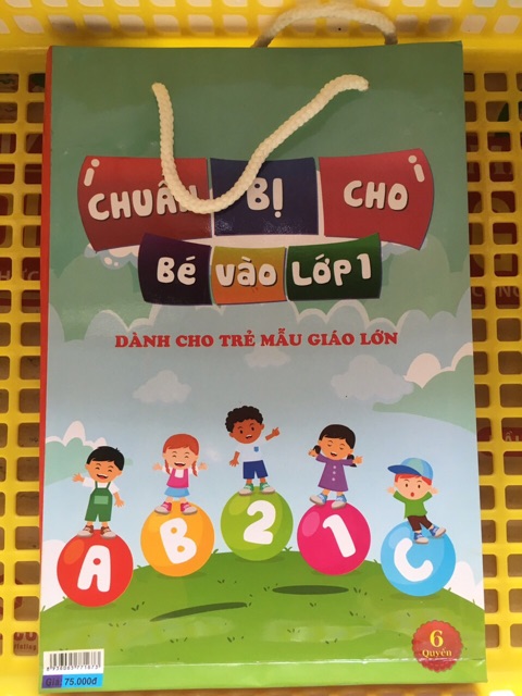 [Thanh Hoá] Tập tô Chuẩn bị cho bé vào lớp 1 (mẫu giáo lớn), 6 quyển