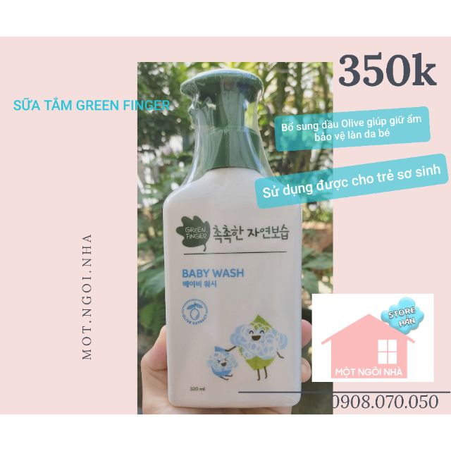 Sữa tắm Greenfinger cho trẻ sơ sinh