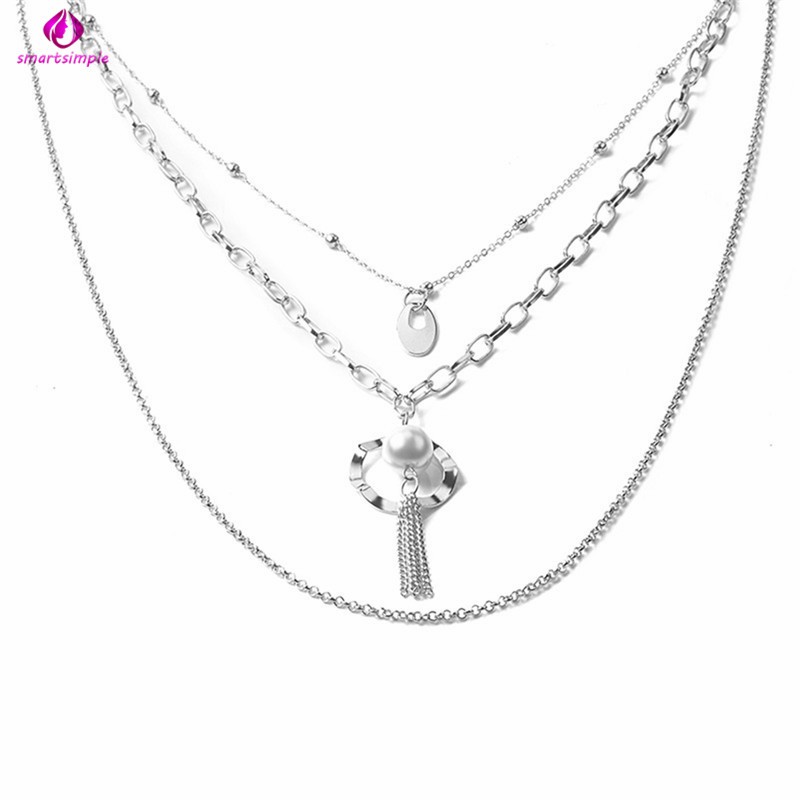 Dây chuyền hợp kim nhiều lớp kiểu dáng phong cách Bohemian thời trang cho nữ