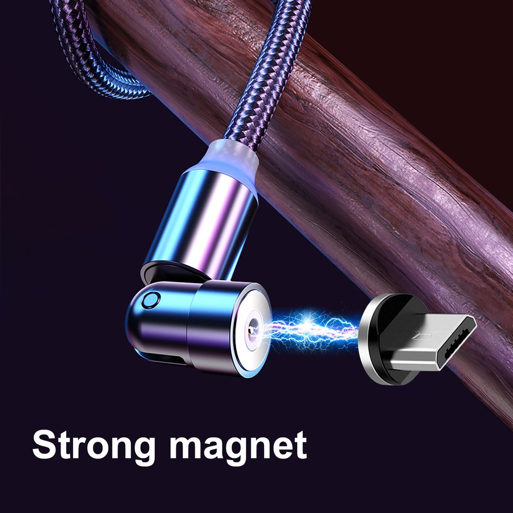 RB-Xoay 540 ° phù hợp với cáp sạc nhanh điện thoại di động Android Micro USB type-c