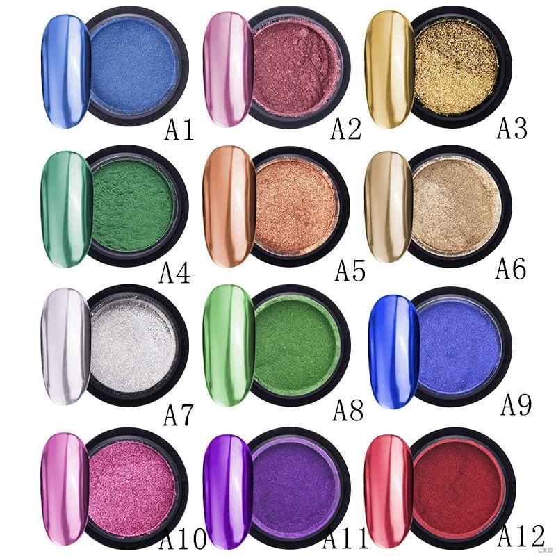 [Hàng mới về] Bột kim tuyến dùng trang trí móng nghệ thuật