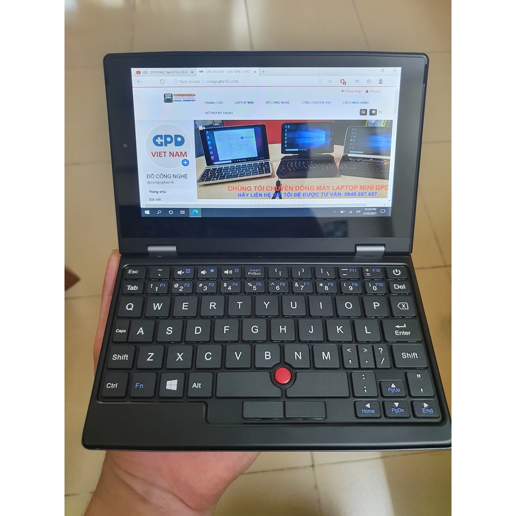 Laptop mini 7 inch nhỏ gọn có camera, cấu hình cao đủ sức làm việc, giải trí | BigBuy360 - bigbuy360.vn
