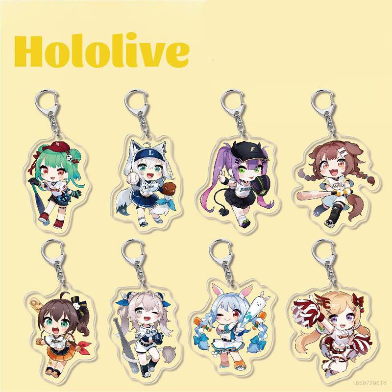 Móc Khóa Hình Nhân Vật Minato Aqua Fubuki Pekora Trong Hololive Vtuber