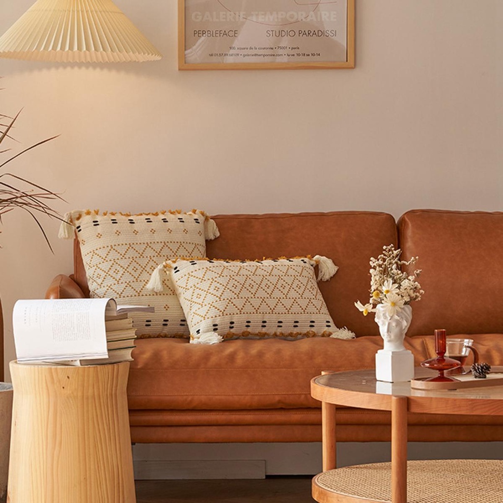 Vỏ Gối Tựa Lưng Sofa Trang Trí Phong Cách Bohemian 15H