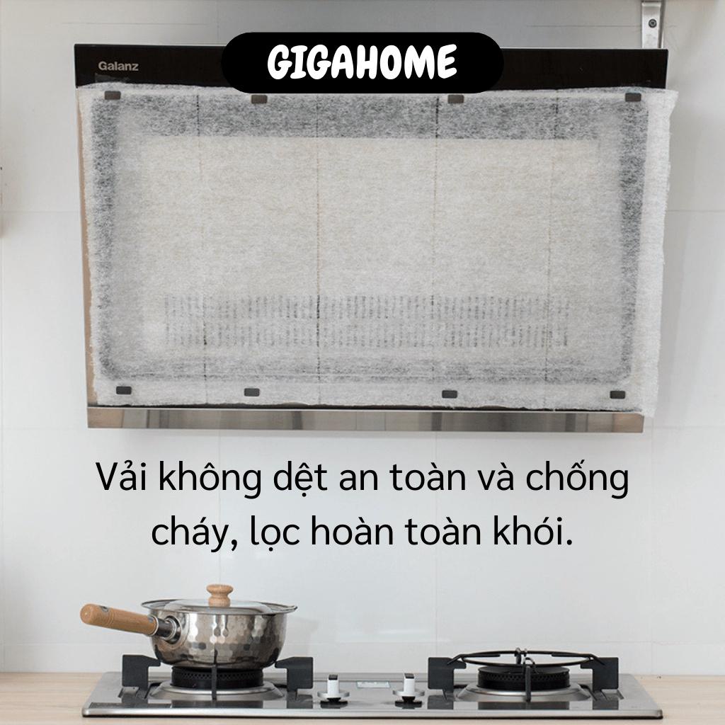 Giấy Dán Máy Hút Mùi Nhà Bếp GIGAHOME Giấy Lọc Dầu, Thấm Dầu Trong Suốt 10m 8107