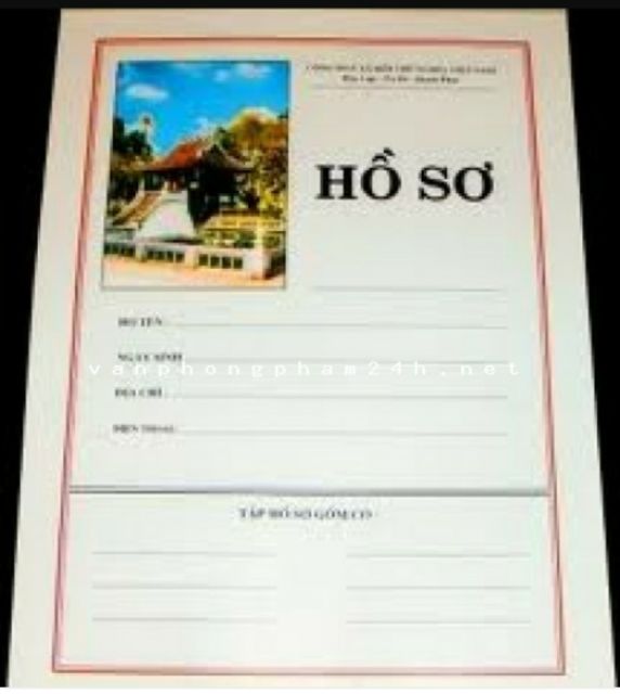 50 bộ hồ sơ xin việc có ruột đầy đủ giấy tờ