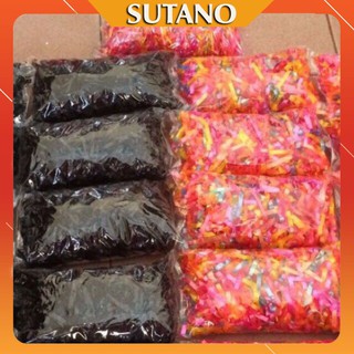 [RẺ NHƯ CHO] Túi 1 Lạng vòng chun buộc tóc siêu dai siêu rẻ, buộc tóc, nơ buộc tóc, dây buộc tóc, nịt buộc tóc, SUSU