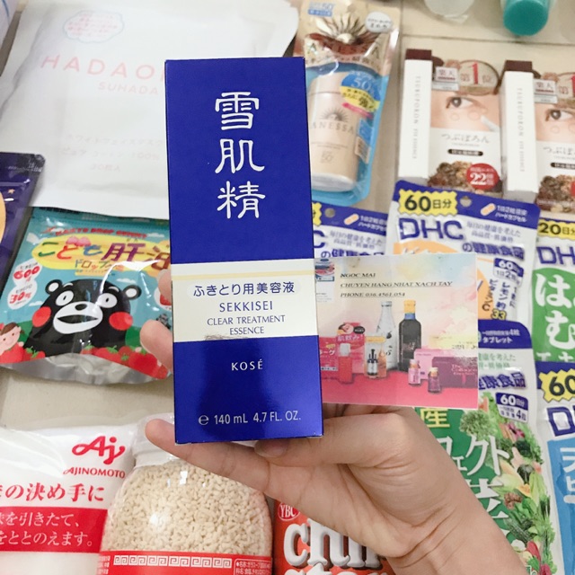 Tinh chất làm sạch sâu KOSE Clear Sekkisei Treatment Essence - Nhật Bản