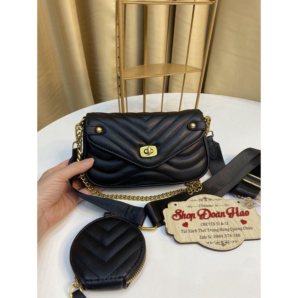 Túi xách nữ trần chỉ,ĐEO CHÉO,ĐEO VAI