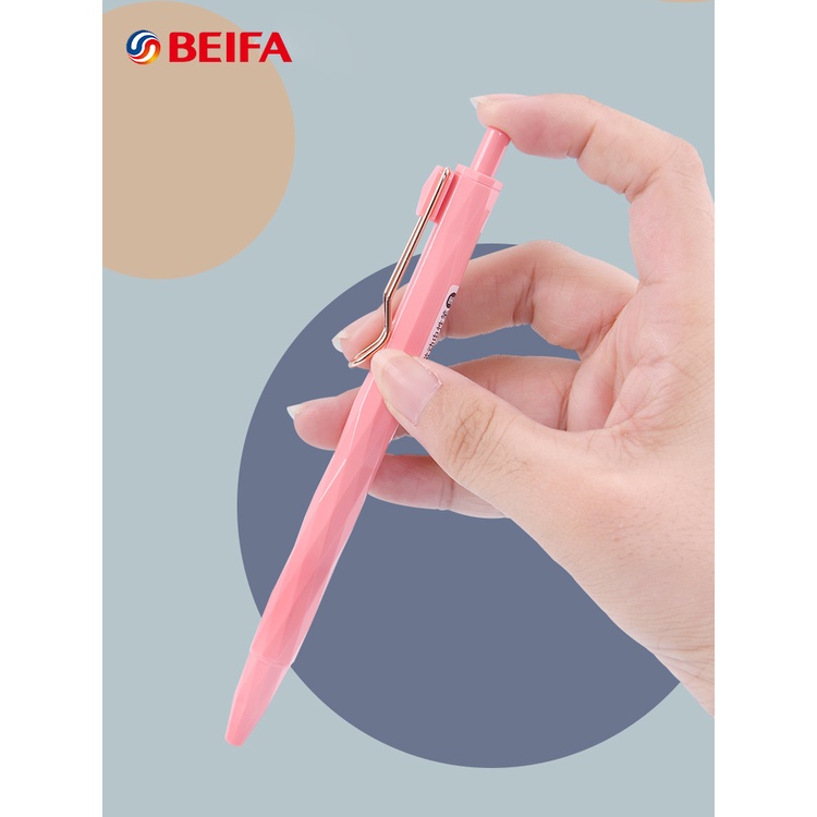 Set 6 Bút Bi Đen Ngòi 0.5MM Kiểu Dáng Đáng Yêu