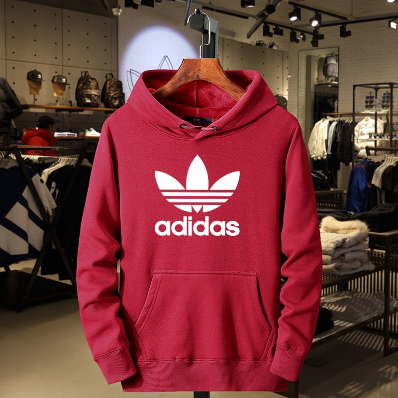 ADIDAS Áo Nỉ Nam Dài Tay Có Mũ Thời Trang Hàn