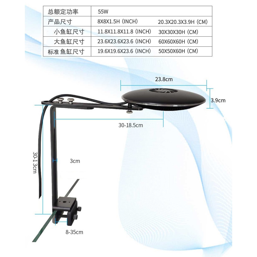 ZETLIGHT UFO ZE 8600 - Đèn LED cho hồ cá biển