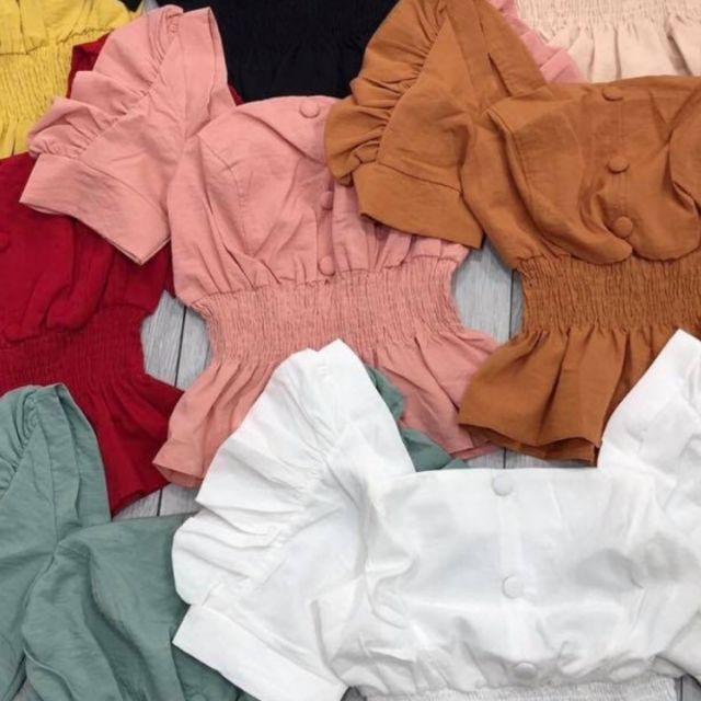 áo cúc tay phồng( khách dat tren live) | BigBuy360 - bigbuy360.vn