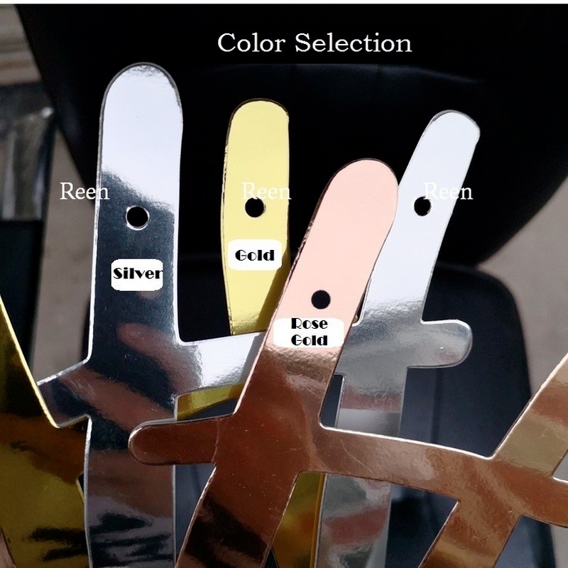 Banner Chữ Happy Birthday Màu Vàng Đồng Độc Đáo Trang Trí Tiệc Sinh Nhật