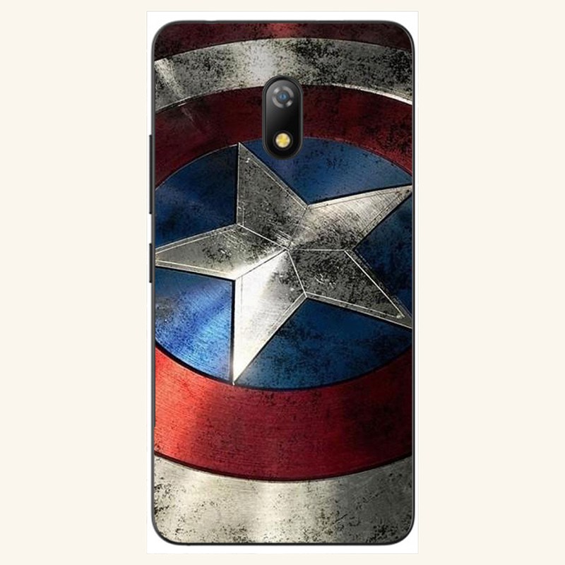 Ốp Lưng Điện Thoại Bằng Silicone Tpu Mềm Hình Siêu Anh Hùng Marvel Cho Itel A16 Plus A 16