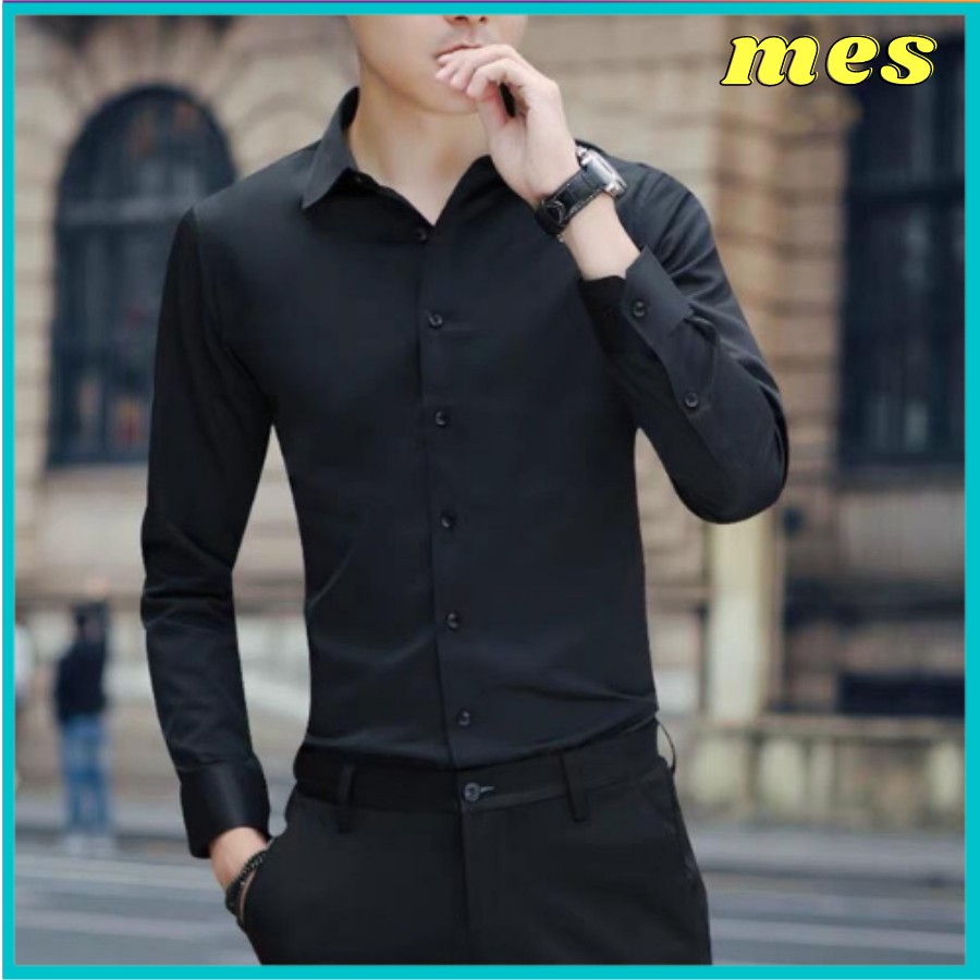 Sơ Mi Nam, Áo Sơ Mi Nam Dài Tay Cao Cấp, Chống Nhăn, Chống Xù, Thấm Hút Mồ Hôi