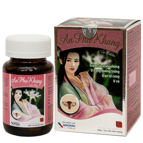An Phụ Khang An Châu – Hỗ trợ điều hòa kinh nguyệt, giảm u nang, u xơ, viêm lộ tuyến (Lọ 60v)
