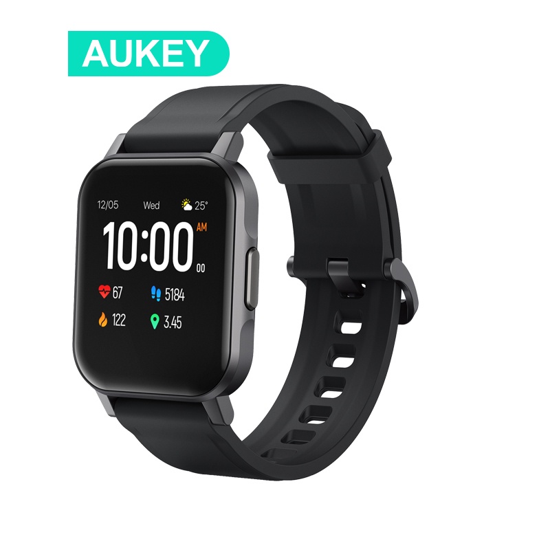 AUKEY LS02 Smart watch Fitness Tracker with 12 Activity Modes 20 days battery life IPX68 Waterproof, Support iOS & Android
