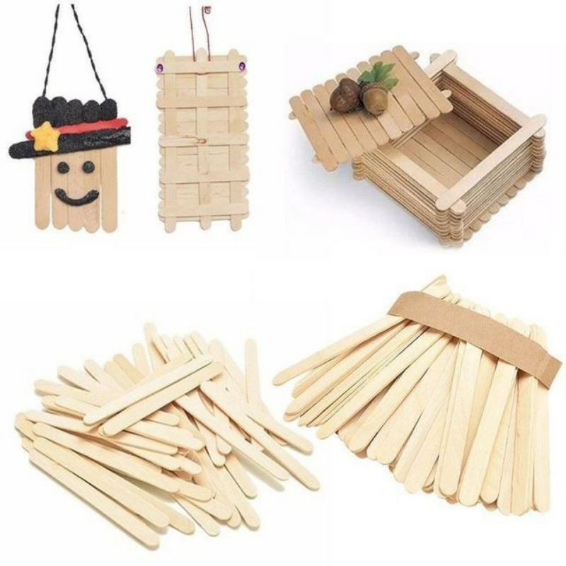 Que Kem, Que Đè Lưỡi, Que Tròn,Trang Trí, Thiệp, Khung Ảnh,Handmade (0,5kg,1kg)