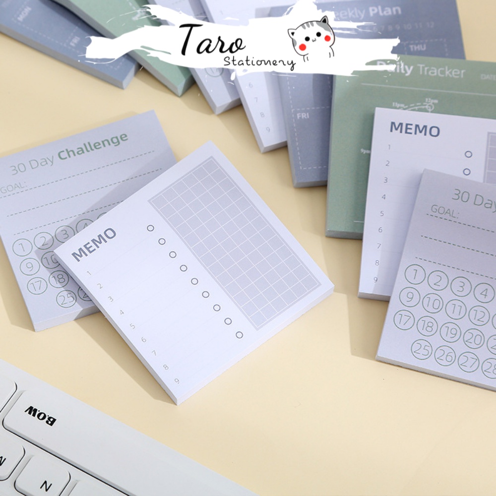 GIấy ghi chú lên kế hoạch Daily Planner Lên Kế Hoạch Hàng Tuần / Tháng N16 Taro Stationery