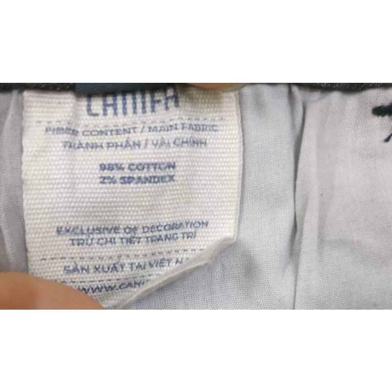 Quần soóc jeans nữ Canifa