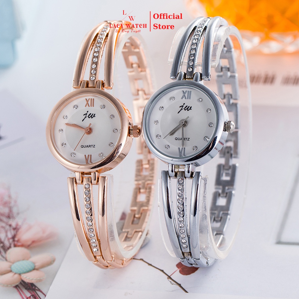 Đồng hồ nữ LaCy Watch đồng hồ đeo tay dây kim loại mặt tròn nhỏ cọc số kết hợp đồng hồ đeo tay sang trọng DHYI0015 | BigBuy360 - bigbuy360.vn