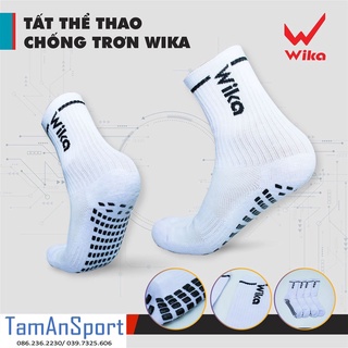 Tất Bóng Đá Chống Trơn Wika Chất Cotton Co Giãn Tốt, Thấm Hút Mồ Hôi, Thoải Mái Khi Sử Dụng