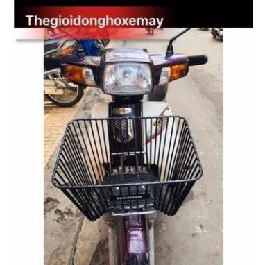 Rổ đen SỌC Honda lắp xe Cup, Wave, Dream, Supper Cub - STN
