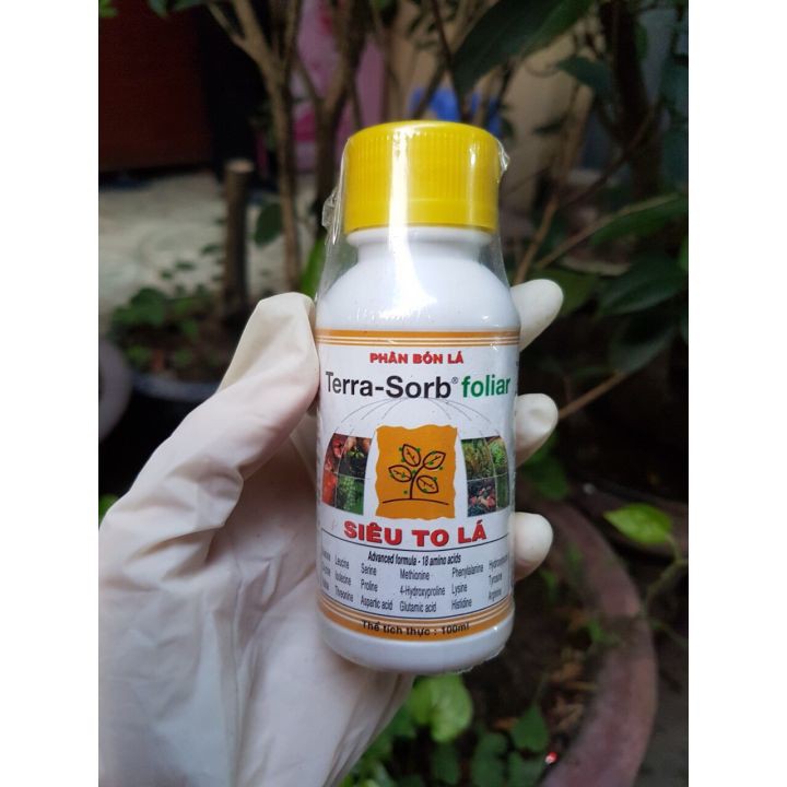 {HOT} Bộ ba phân bón lá Amino Quelant-minors, Terra-Sorb foliar, Amino Quelant-Fe đặc dụng cho phong lan, cây cảnh