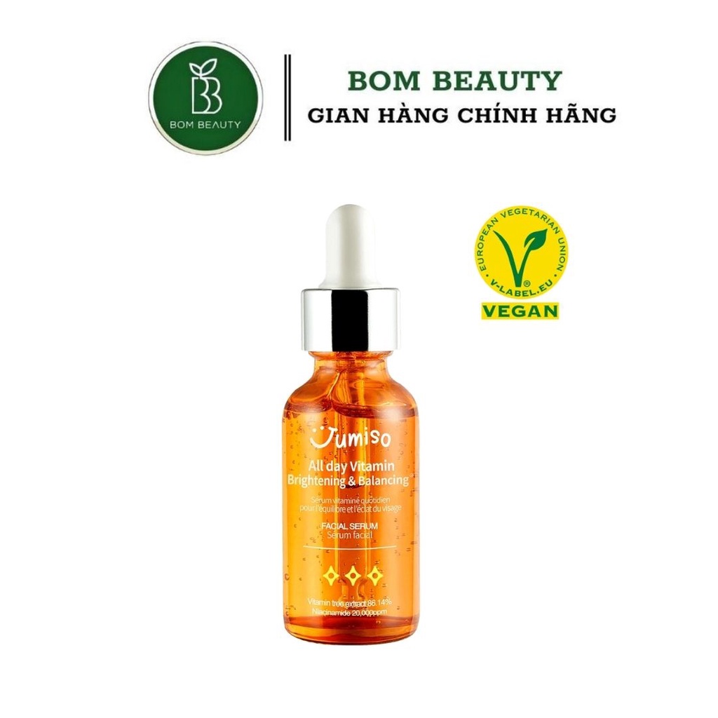 Serum - Tinh chất trắng sáng da Jumiso All day Vitamin Brightening&Balancing Facial Serum 5ml/ 30ml