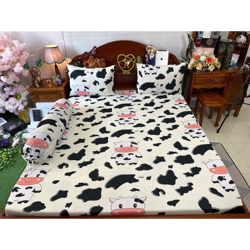 Sỉ lẻ vải thun hoạt hình in 3D may ga gối (mẫu mới về) | BigBuy360 - bigbuy360.vn