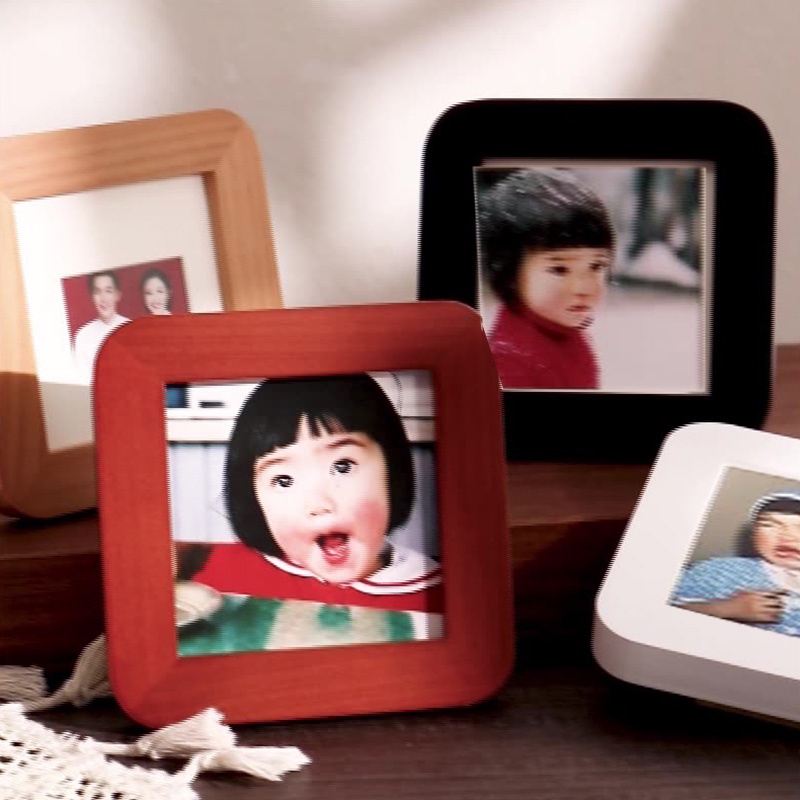 Khung Ảnh Để Bàn Hình Vuông 3" Mini Sáng Tạo