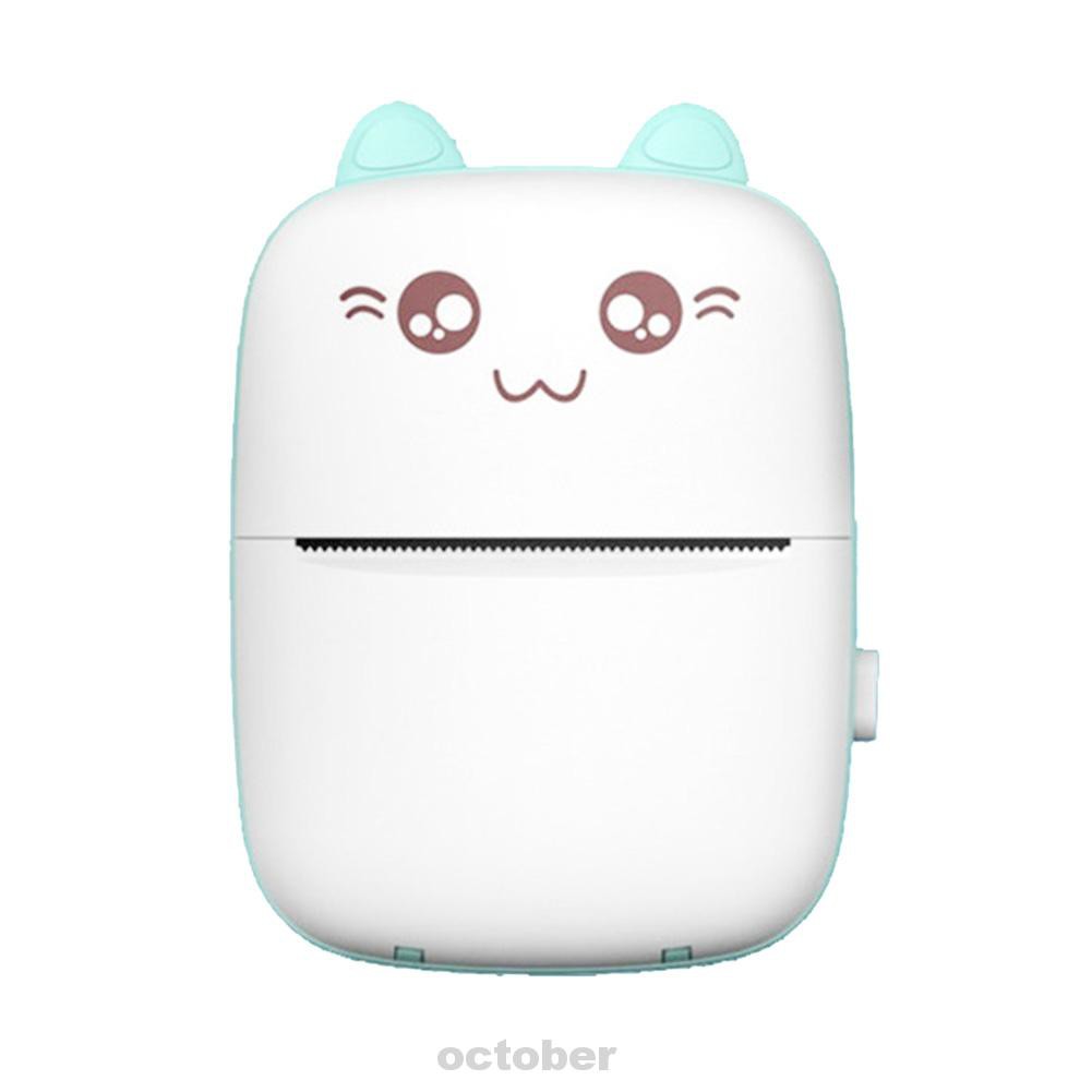 Cute Office Rechargeable Receipt Wireless Bluetooth Mini Portable Photo Label 200dpi HD Thermal Printer | BigBuy360 - bigbuy360.vn