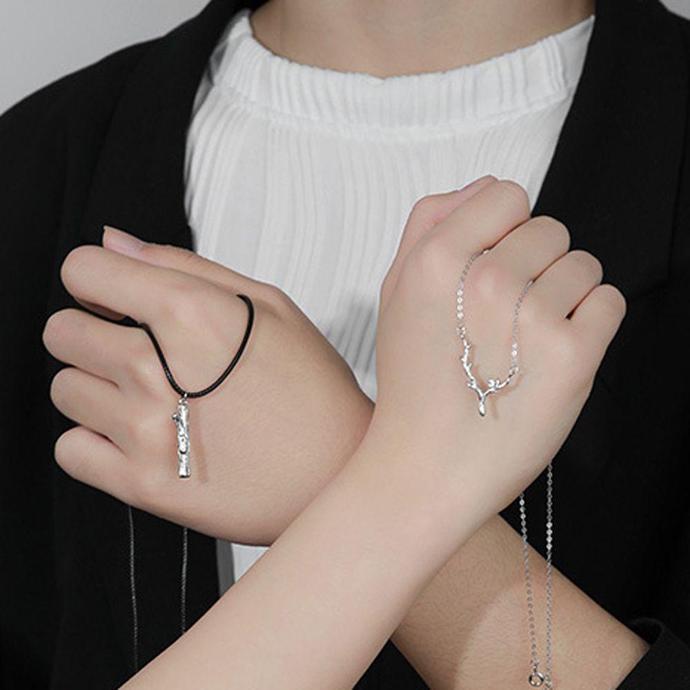 Vòng Cổ Dây Da VANES1 Đơn Giản Thời Trang Cổ Điển Cho Cặp Đôi