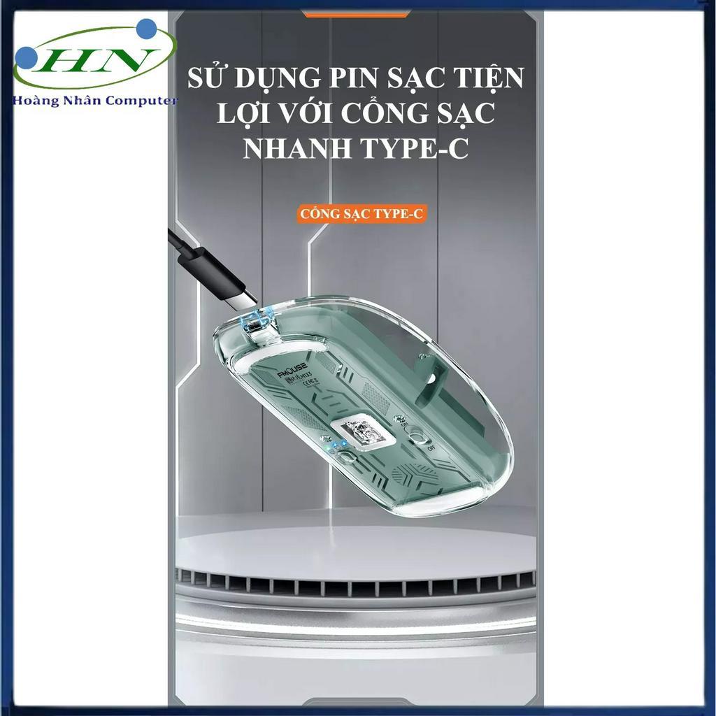 Chuột FMOUSE M133 không dây kết nối Bluetooth và USB 2.4G
