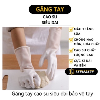 [1 ĐỔI 1] Găng Tay Cao Su - Bao Tay Rửa Chén Chống Ăn Mòn, Chống Đâm Thủng Cực Kì Bền Dai 6337