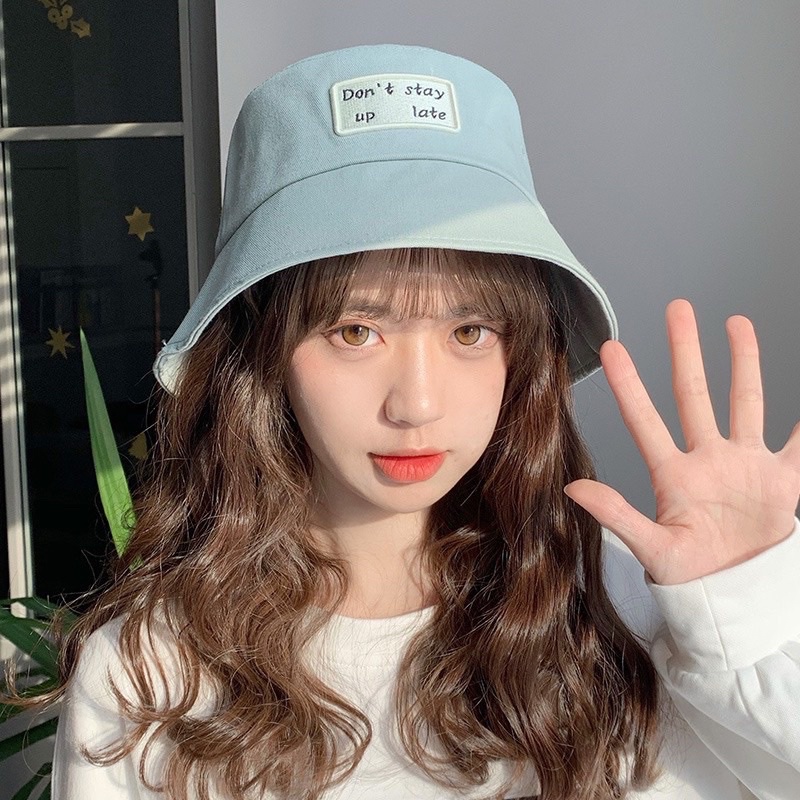 Mũ/ Nón bucket nữ vành cụp thời trang hàn quốc trẻ trung