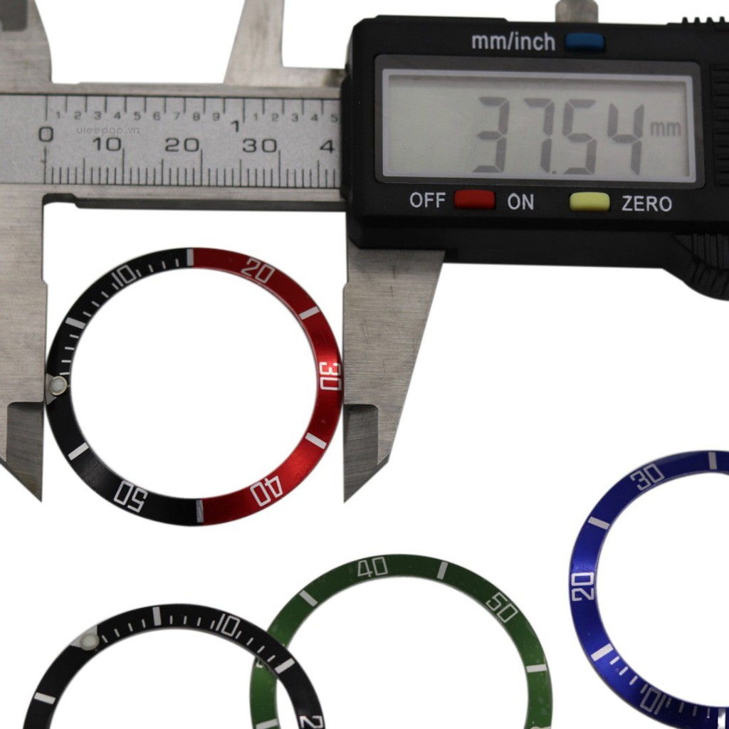 Viền nhựa cho đồng hồ mod chạm khắc 38mm có 4 màu
