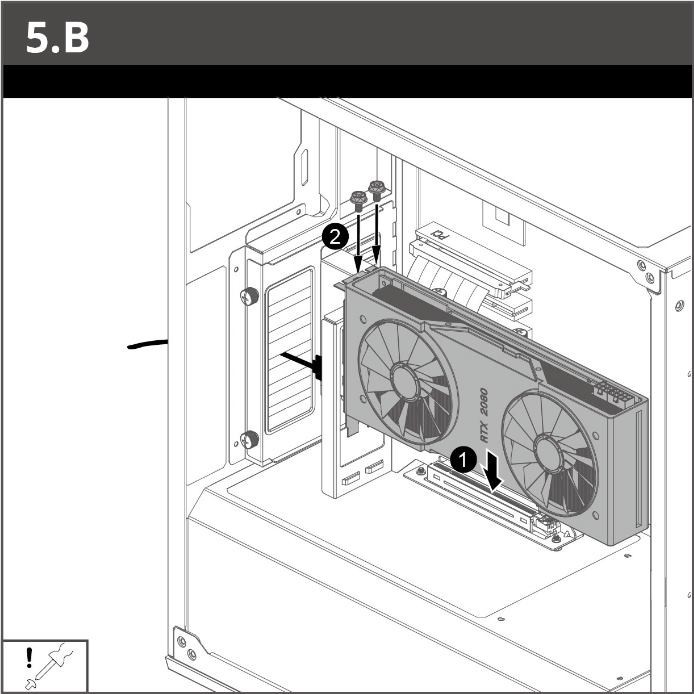 Bộ giá dựng VGA Cooler Master Vertical Graphics Card Holder Kit V3 PCIe 4.0 | Trắng -Chính Hãng, riser card màn hình GPU