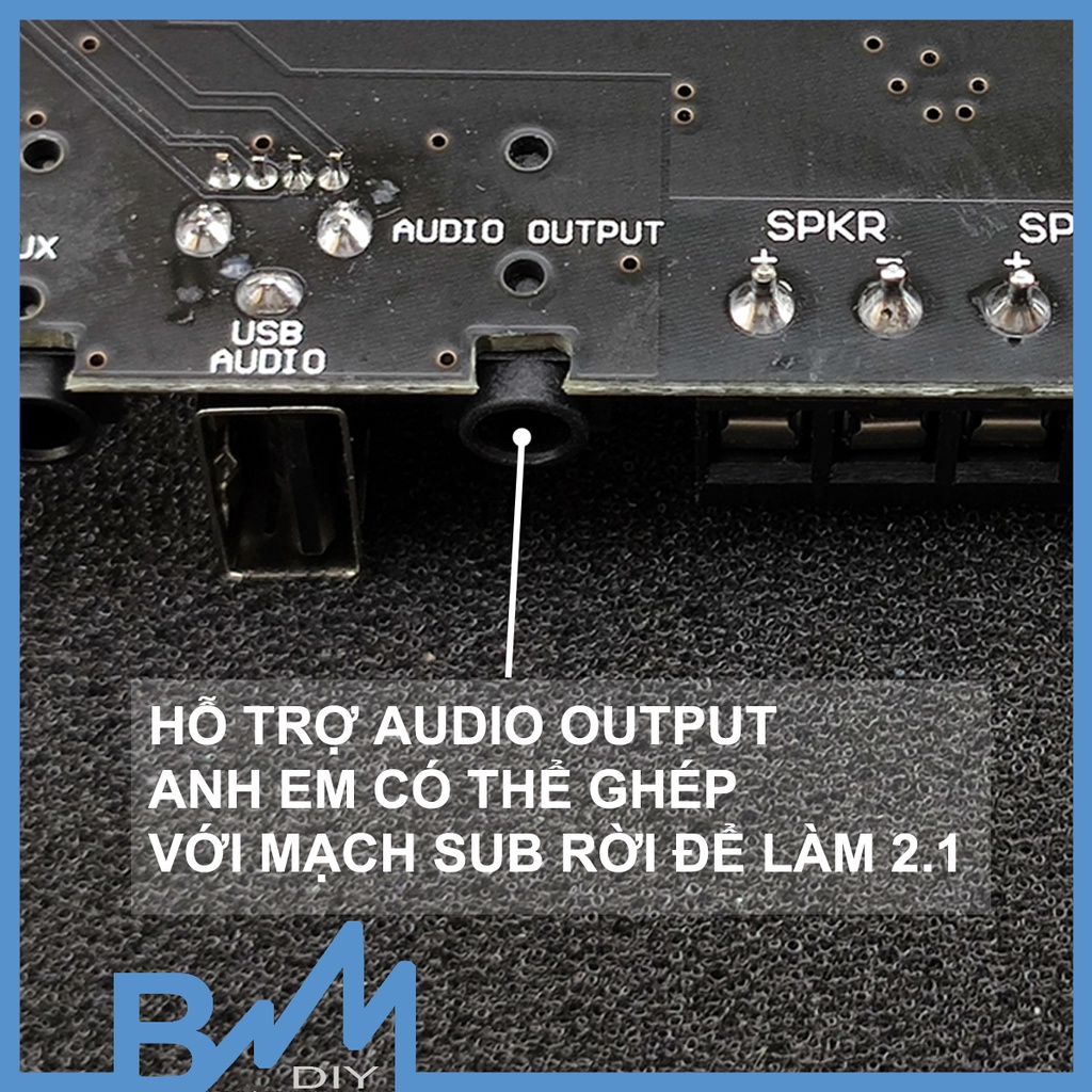 Mạch khuếch đại âm thanh bluetooth 5.0 XY-T50H TPA3116D2 2x50W